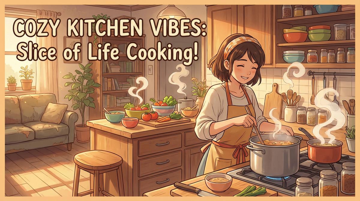 抖荫短视频动漫-温馨厨房日记